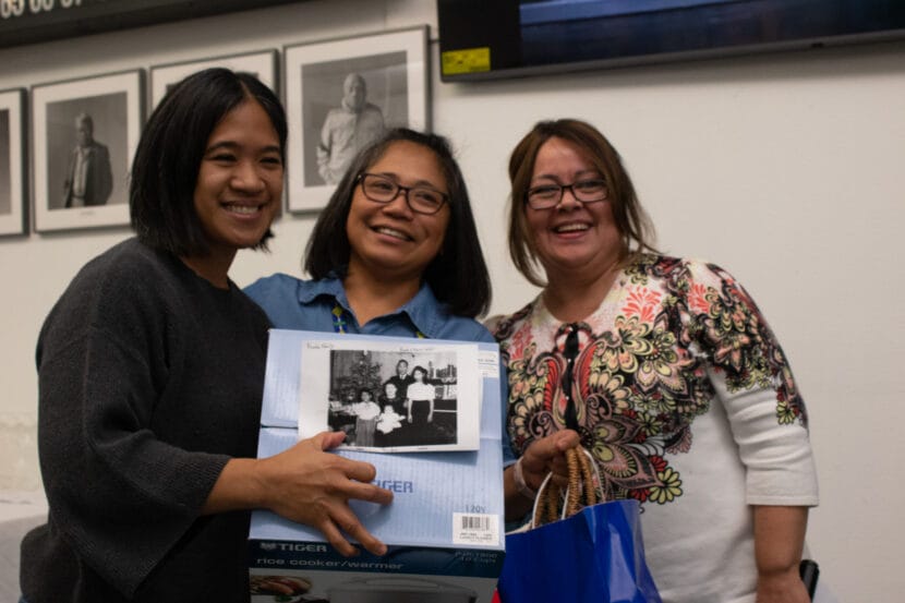 Mga Kuwento. Myra Pugh wins a rice cooker.