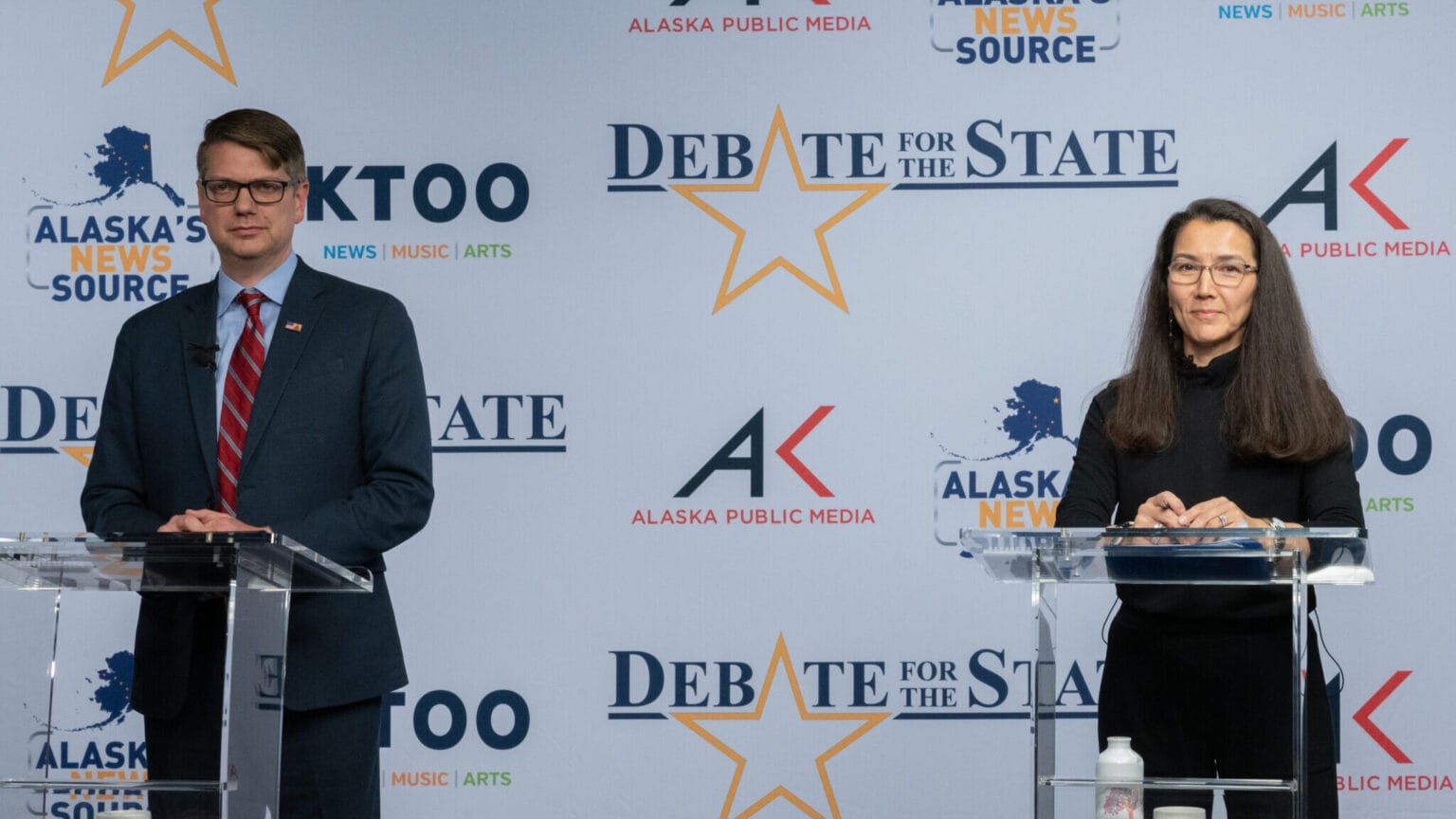 Peltola, Begich face off in amiable Debate for the State