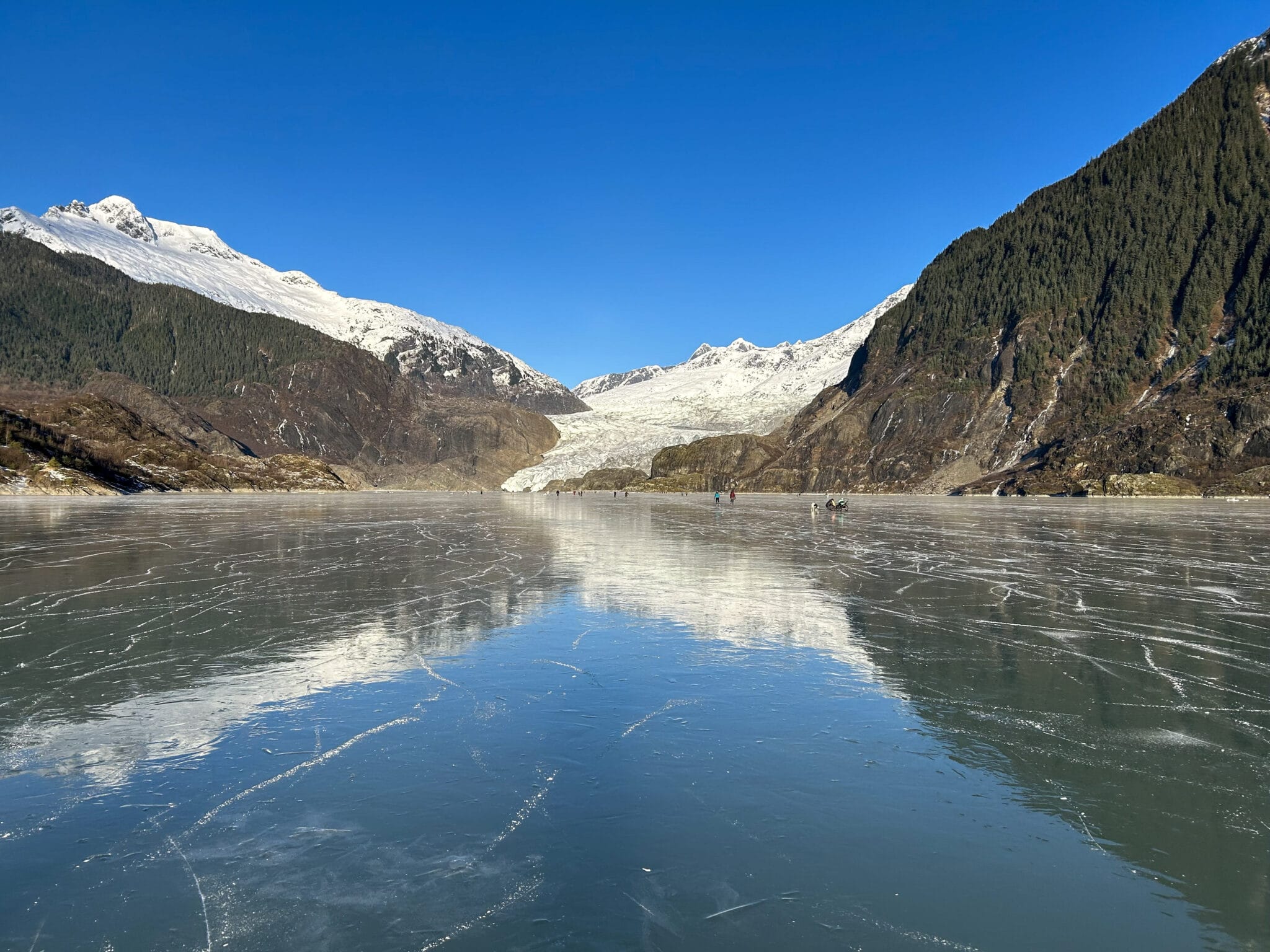 Caution advised as Juneau lakes freeze for the first time this winter