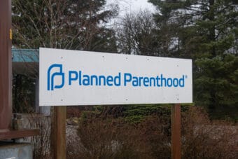 A sign outside the Planned Parenthood building in Juneau on Thursday December 12, 2024. (Photo by Mikko Wilson/KTOO)