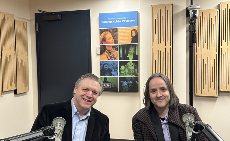 The Juneau Piano Series Eduard Zilberkant and Jon Hays on Juneau Afternoon Fri, Feb. 21, 2025.