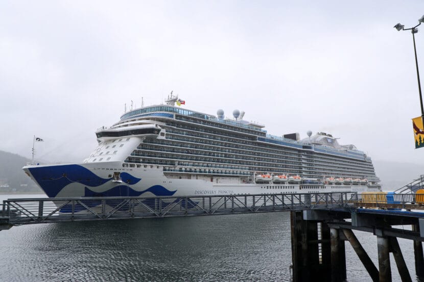 The Discovery Princess in Juneau on June 10, 2024.