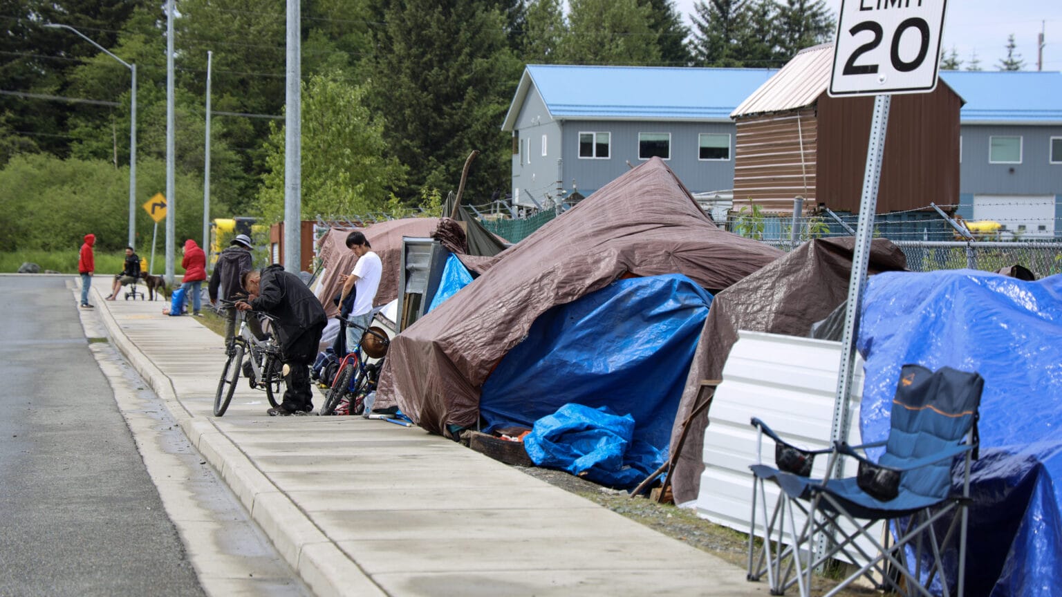 Police clear homeless encampment in Juneau amid safety concerns