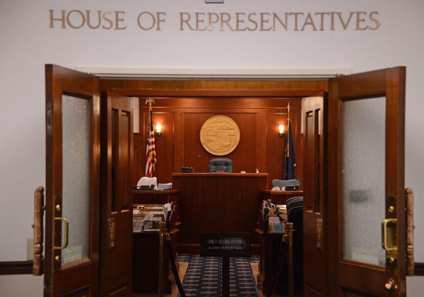 The House chambers are seen on Friday, May 13, 2022 at the Alaska State Capitol in Juneau, Alaska.