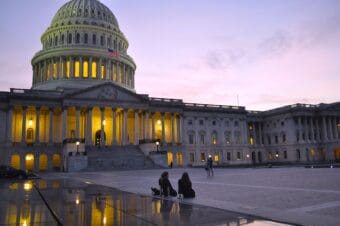 The East Plaza of the U.S. Capitol. (Liz Ruskin/Alaska Public Media)