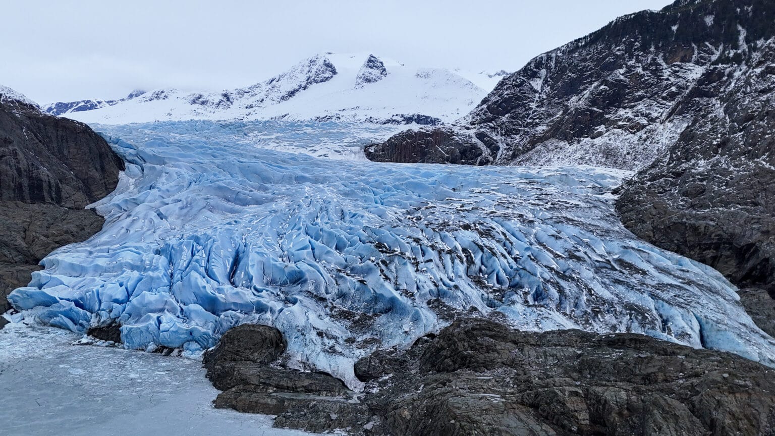 Search called off after man falls through a hole on Mendenhall Glacier
