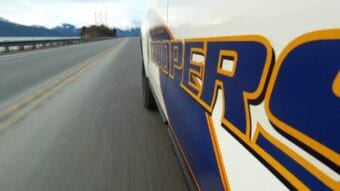 An Alaska State Troopers vehicle.