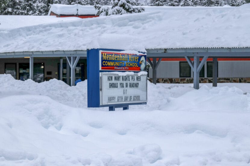 Juneau students have missed four days this school year due to snow. So far, they won’t have to make them up.