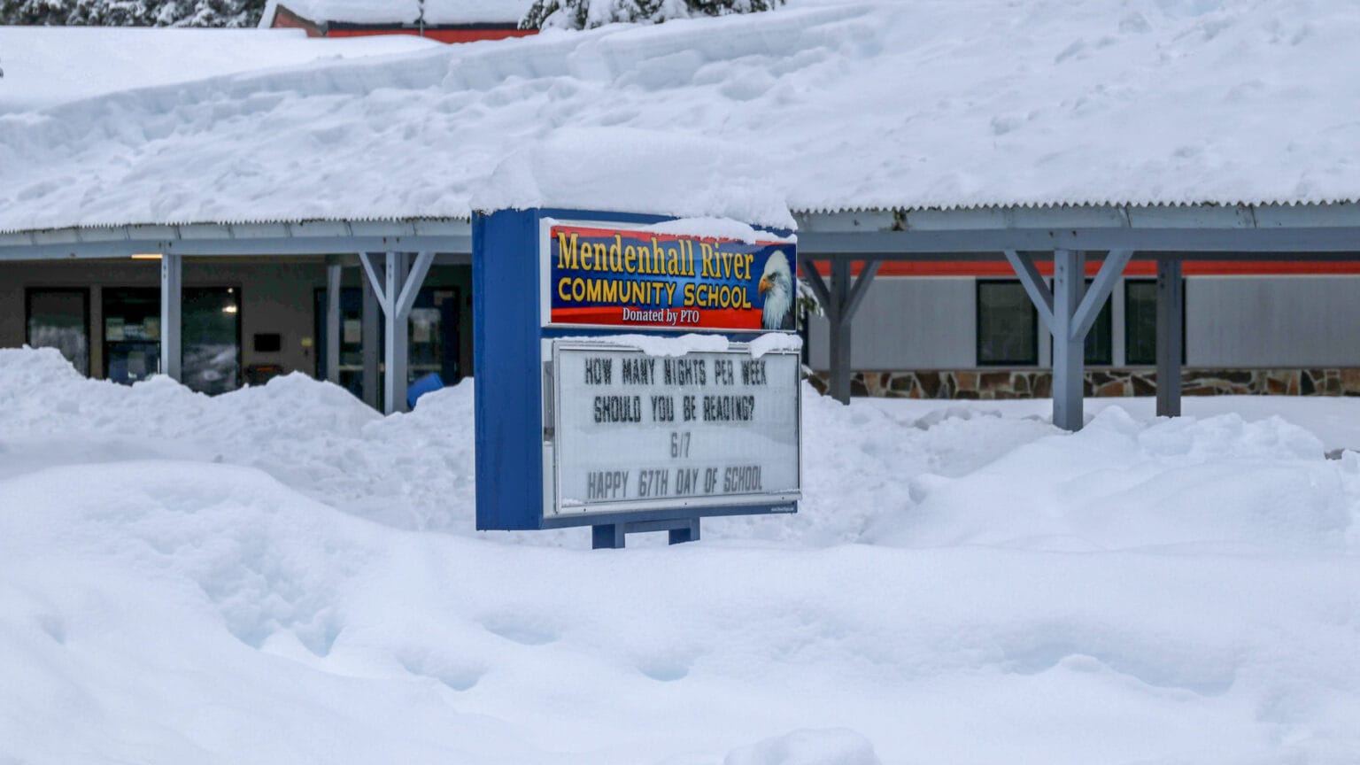 Juneau students have missed four days this school year due to snow. They won’t have to make them up.
