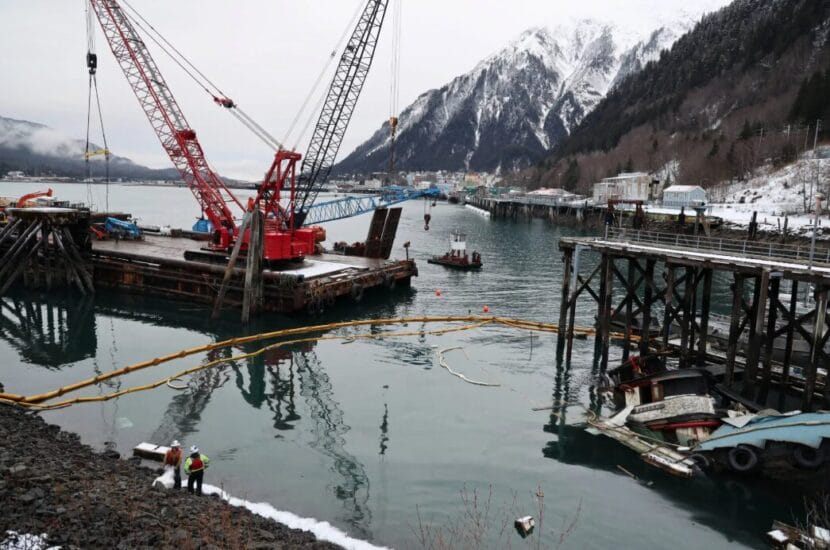 Feds sue Juneau’s former docks and harbors board chair over $900K sunken tugboat cleanup