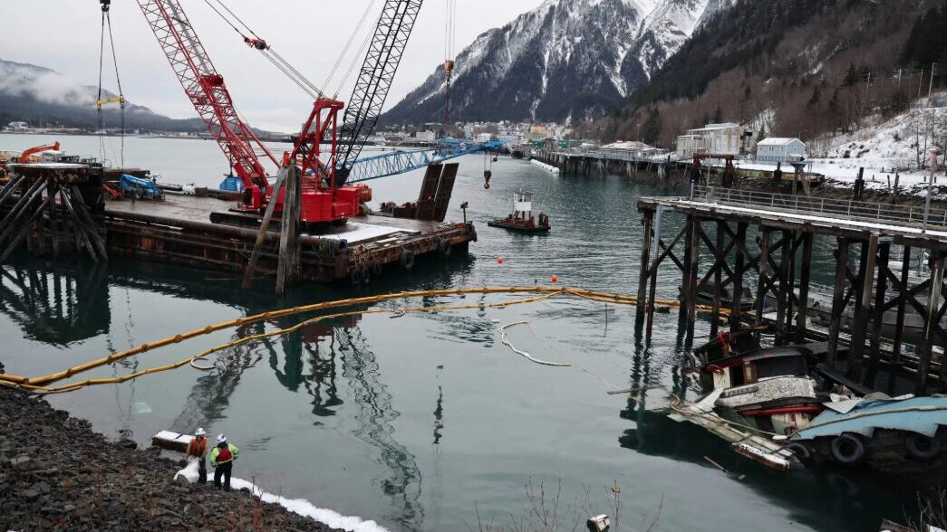 Feds sue Juneau’s former docks and harbors board chair over $900K sunken tugboat cleanup