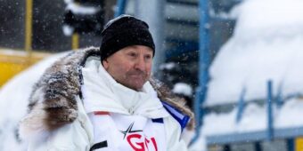 Norwegian businessman, Kjell Inge Røkke, sets off from the 2026 Iditarod Trail Sled Dog Race's Ceremonial Start in Anchorage, March 7, 2026.