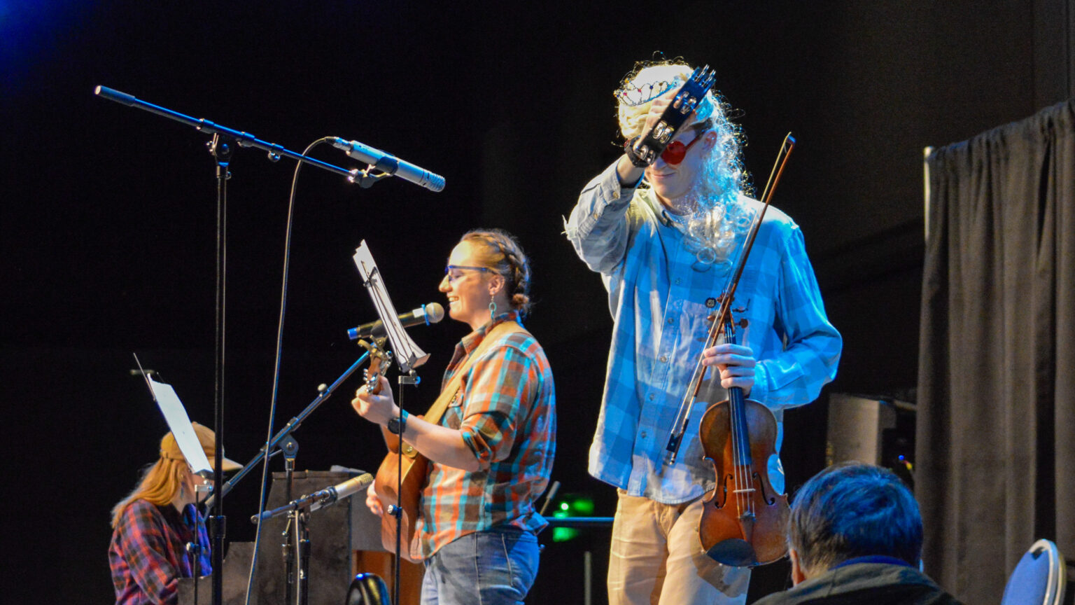 Behind the scenes at Alaska Folk Festival, volunteers keep the show moving