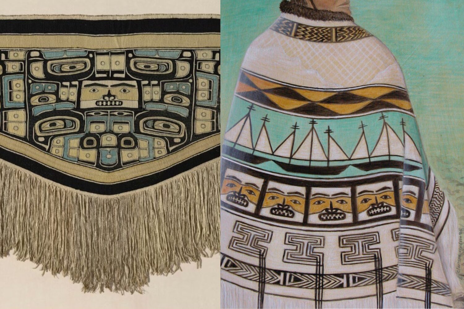 Repatriation and rematriation come together in two new Chilkat robes ...