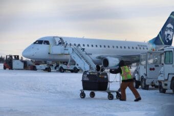 an Alaska Airlines jet