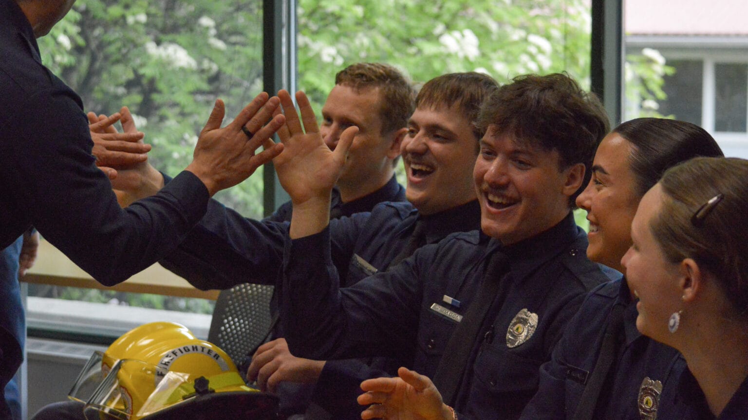 Six firefighter apprentices complete first year of training