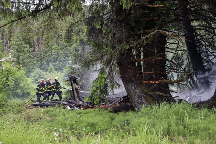 Fire destroys historic farm ruin in Mendenhall Valley