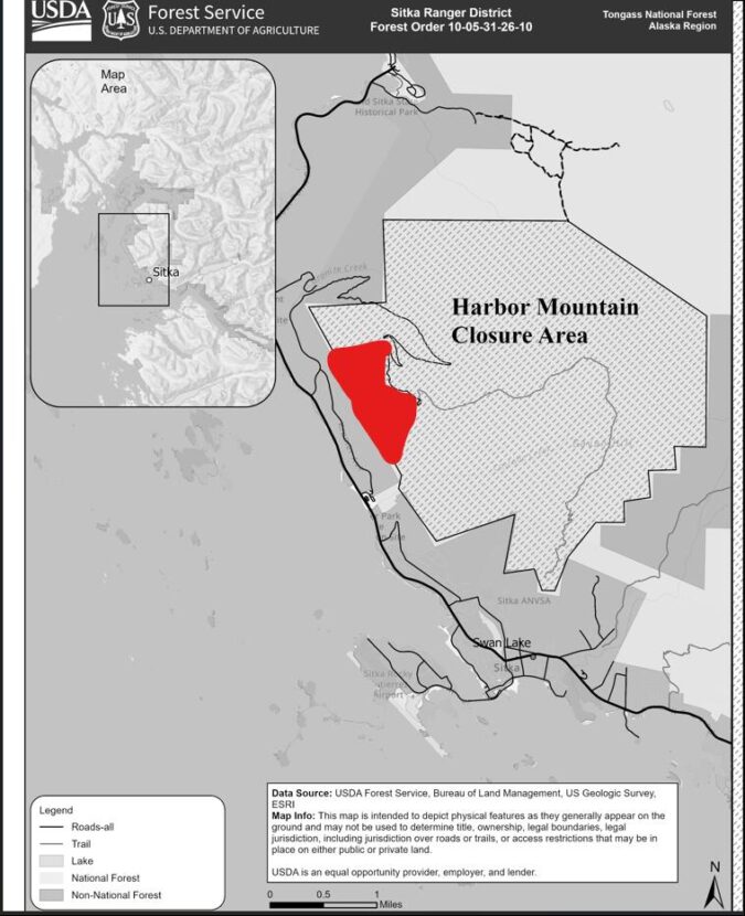 Helicopter crash site in Sitka remains closed for U.S. Coast Guard investigation