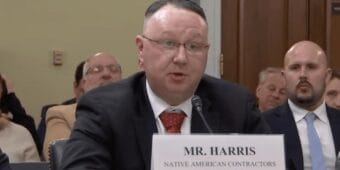 Haven Harris testifies to the U.S. House Committee on Natural Resources Feb. 3, 2026.