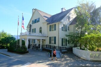 The Alaska governor’s mansion in Juneau is seen on Aug 14, 2026.
