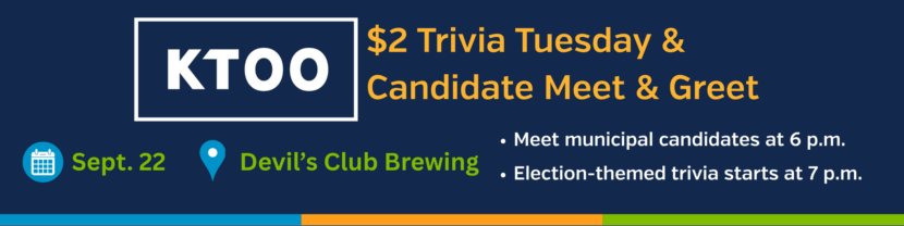 Join KTOO on Sept. 22 for two local election events