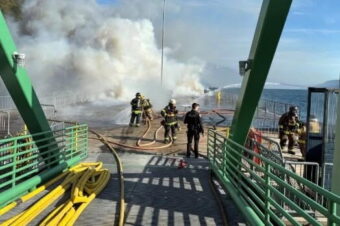 fire at dock