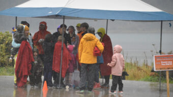 Dozens turn up in pouring rain for the first MMIP and Orange Shirt Day walk and run in Juneau