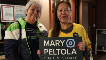 Peltola denies ballot-stacking allegations at Juneau campaign rally