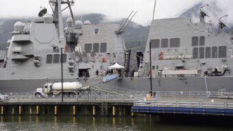 Navy destroyer USS Ted Stevens ports in Juneau, offers public tours and block party