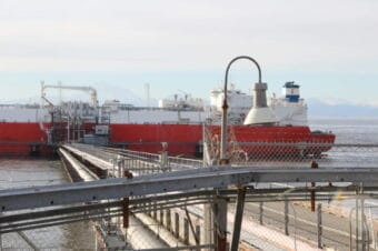 a natural gas tanker
